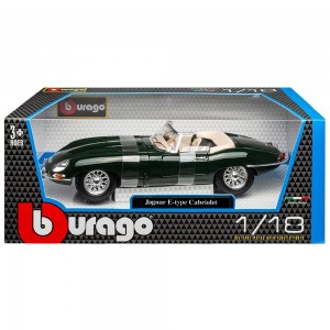 BBURAGO 1:18 JAGUAR'E'CABRIO1961 (18/12046)