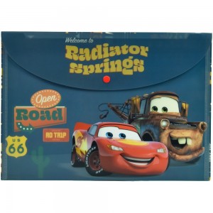 ΦΑΚΕΛΟΣ ΚΟΥΜΠΙ A4 DISNEY CARS (341-35580)