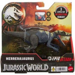 JURASSIC WORLD - EPIC ATTACK HERRERASAURUS (HTP66)