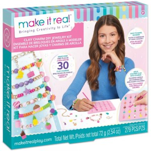 MAKE IT REAL - CLAY CHARM DIY JEWELRY KIT (1422)