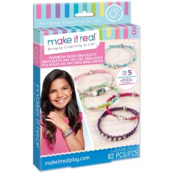 MAKE IT REAL - JEWELRY RAINBOW BLING BRACELETS (1206)