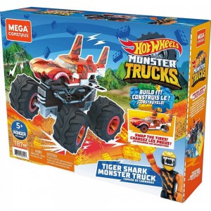 MEGA BLOKS - HOT WHEELS MONSTER TRUCKS TIGER SHARK (GVM14)