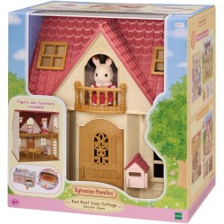 SYLVANIAN FAMILIES: ΣΠΙΤΙ ΤΟΥ ΑΓΡΟΥ ΜΕ ΚΟΚΚΙΝΗ ΣΚΕΠΗ (5567)